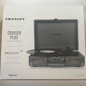 Crosley Cruiser Plus Portable Turntable - Black